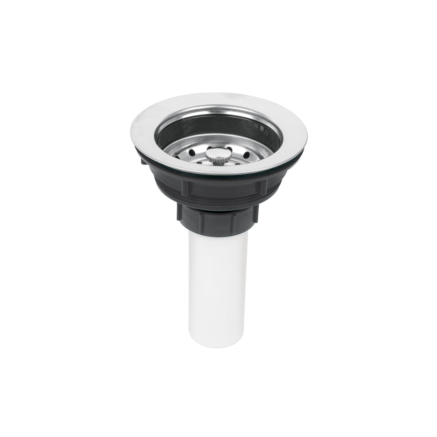 Contracanasta 3-1/2" inox, tubo plástico, Foset