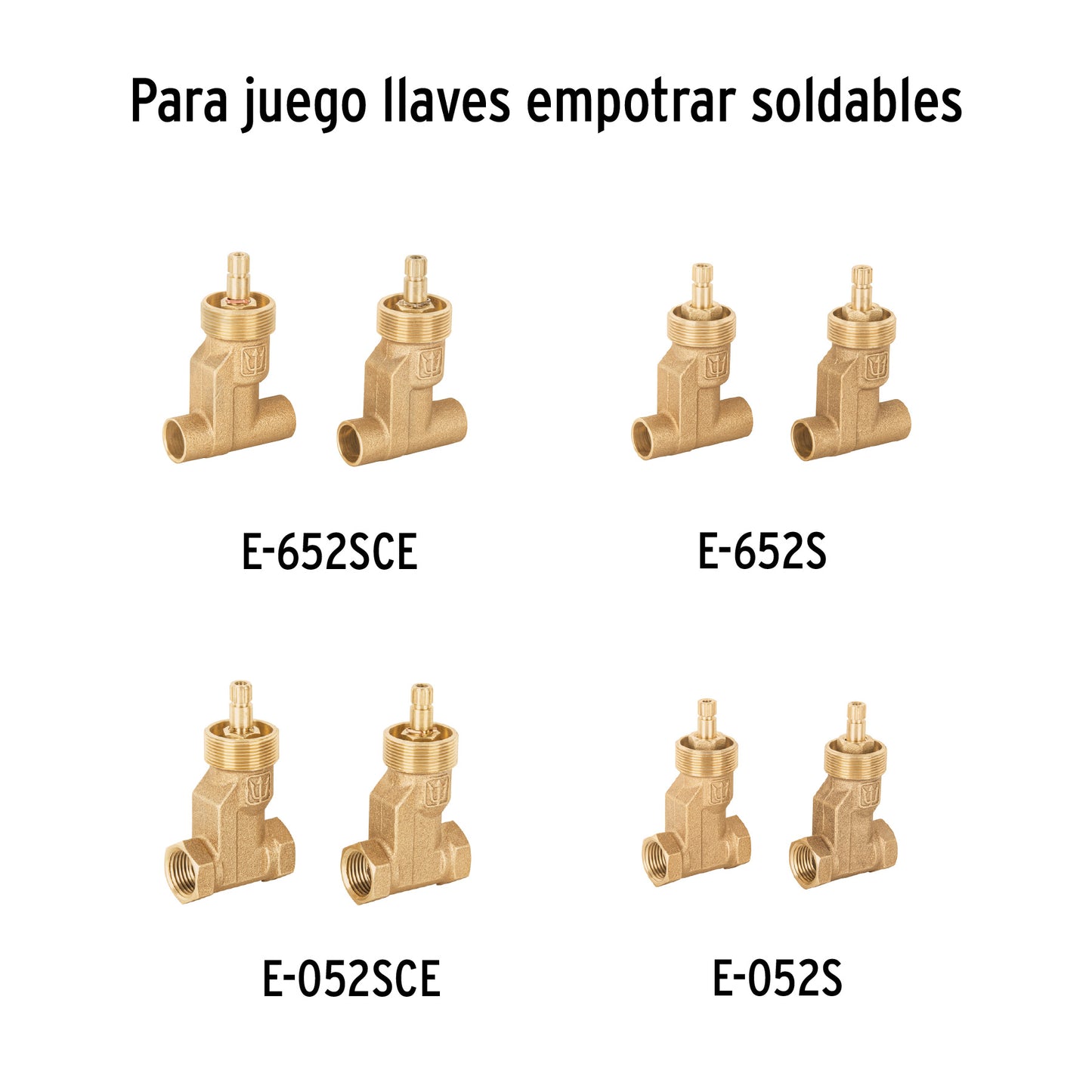 Juego de 2 manerales acrílico humo para regadera, Foset 49463