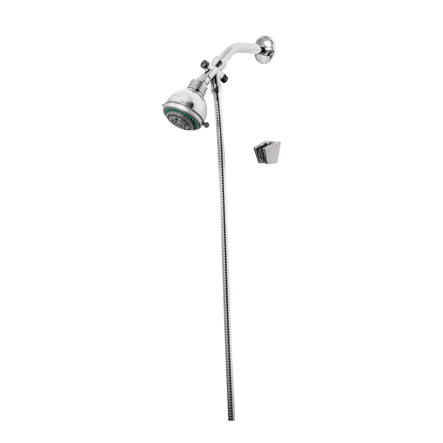 Regadera 3" con extensión tipo teléfono 5 funciones, Foset 49433