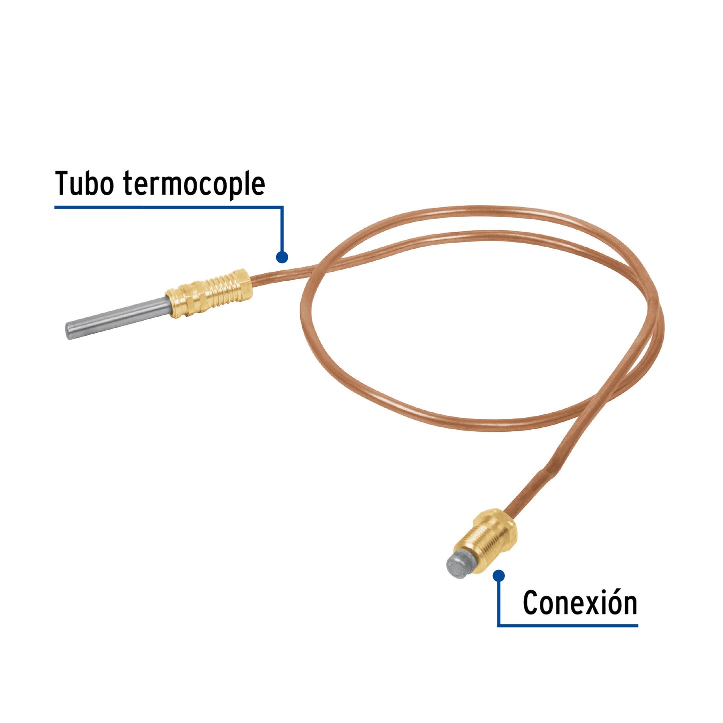 Termocople 60 cm roscable, Foset 49210