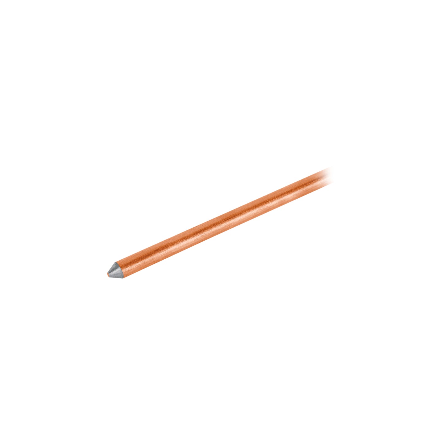 Varilla de 1.5 m de acero revestido de cobre, 1/2", Volteck