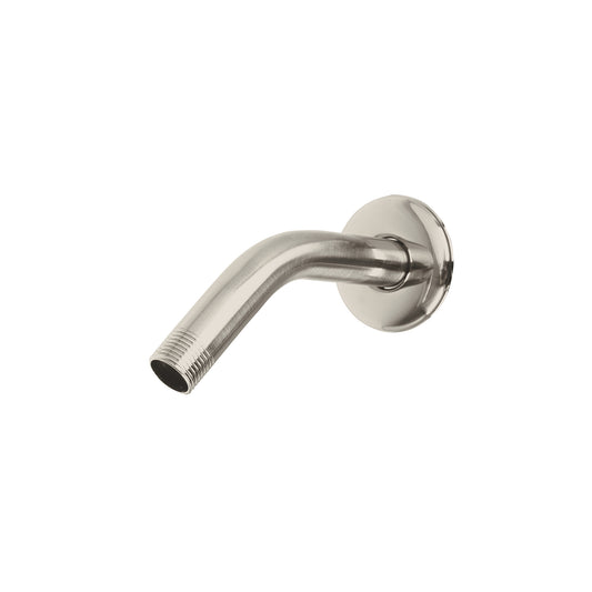 Brazo corto con chapetón para regadera, satín, Foset 47646
