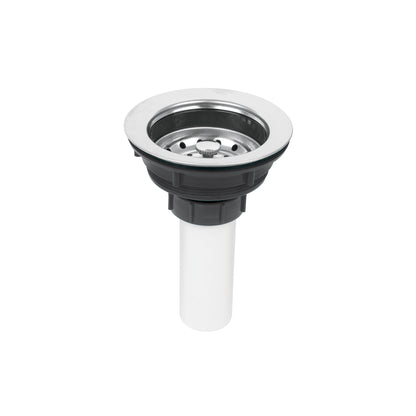 Contracanasta 3-1/2" inox, tubo plástico, Foset
