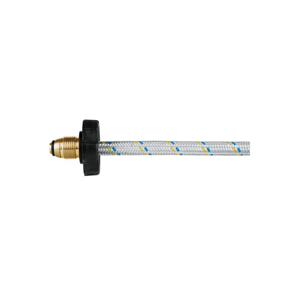 Manguera pigtail, aluminio, 7/16" x 7/8", 55 cm, Foset 49513