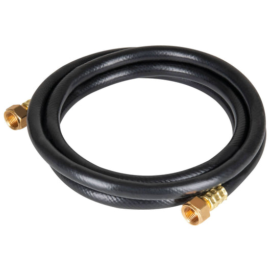 Manguera para gas, PVC negra, 3/8"x1 m, c/conexión, Foset 40074