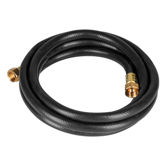 Manguera para gas, PVC negra, 3/8"x3 m, c/conexión, Foset  40077