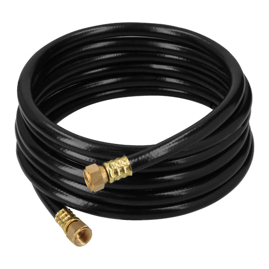 Manguera para gas, PVC negra, 3/8"x4 m, c/conexión, Foset 40078
