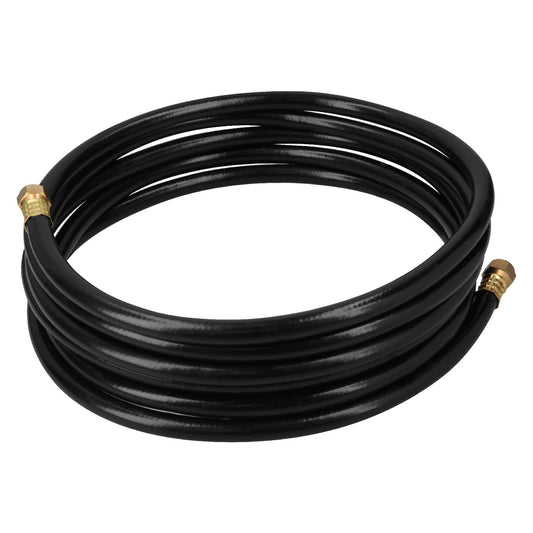 Manguera para gas, PVC negra, 3/8"x5 m, c/conexión, Foset 40079