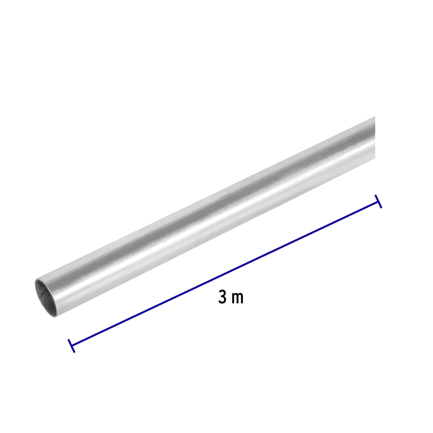 Tubo Conduit 1 1/4" para mufa, pared gruesa (0.9 mm), 1.5 m