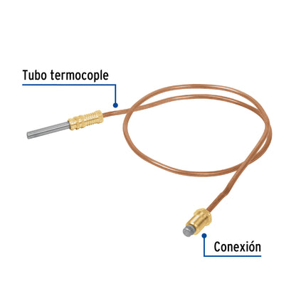 Termocople 60 cm roscable, Foset  49210