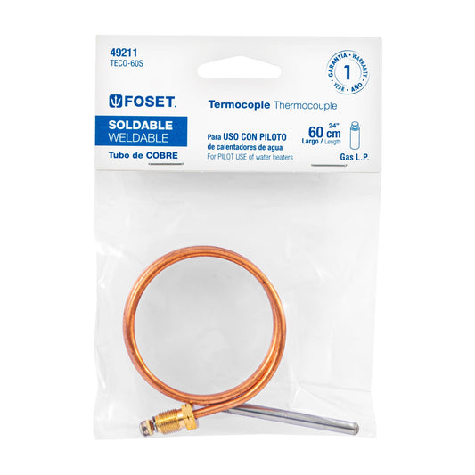 Termocople 60 cm soldable, Foset 49211