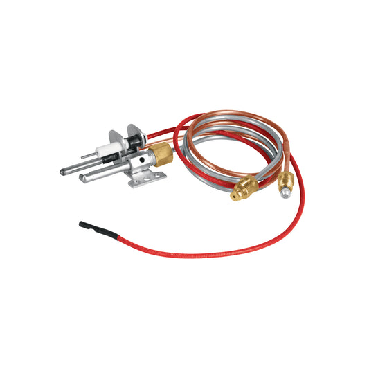 Termopar tipo flauta con bujía, 60 cm, Foset 46149