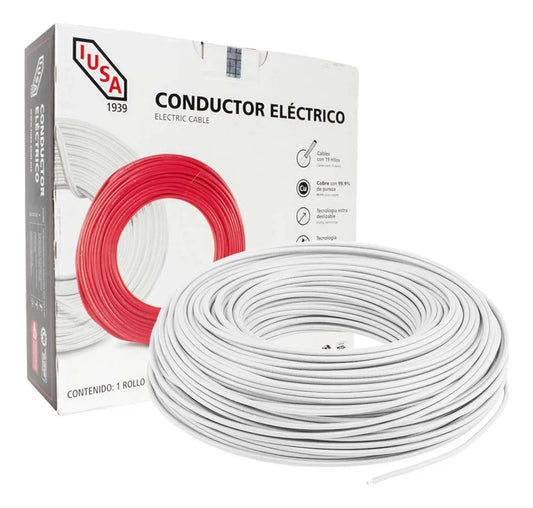 Cordon Pot Spt #12 Awg 300v 60° Blanco 100mts IUSA